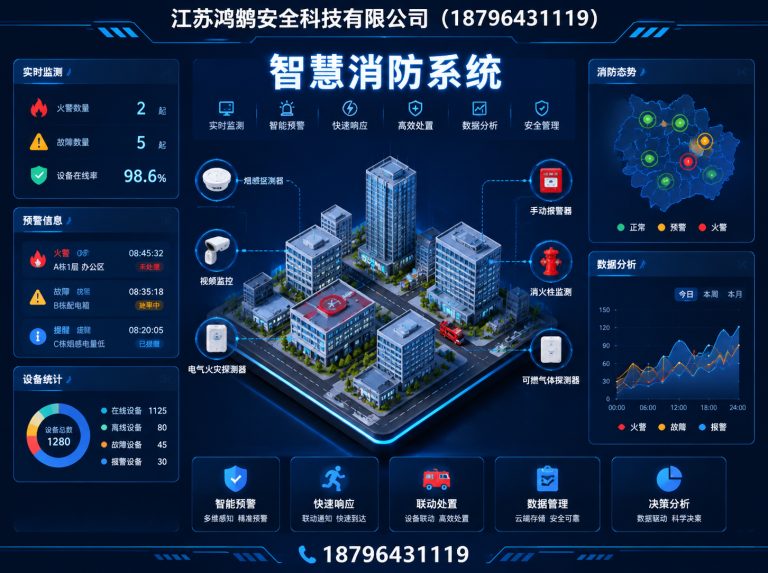 鄂尔多斯智慧消防系统展示图